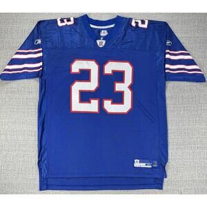 Buffalo Bills Football Jersey Mens XL Blue NFL Reebok Lynch 23 On Field Rare